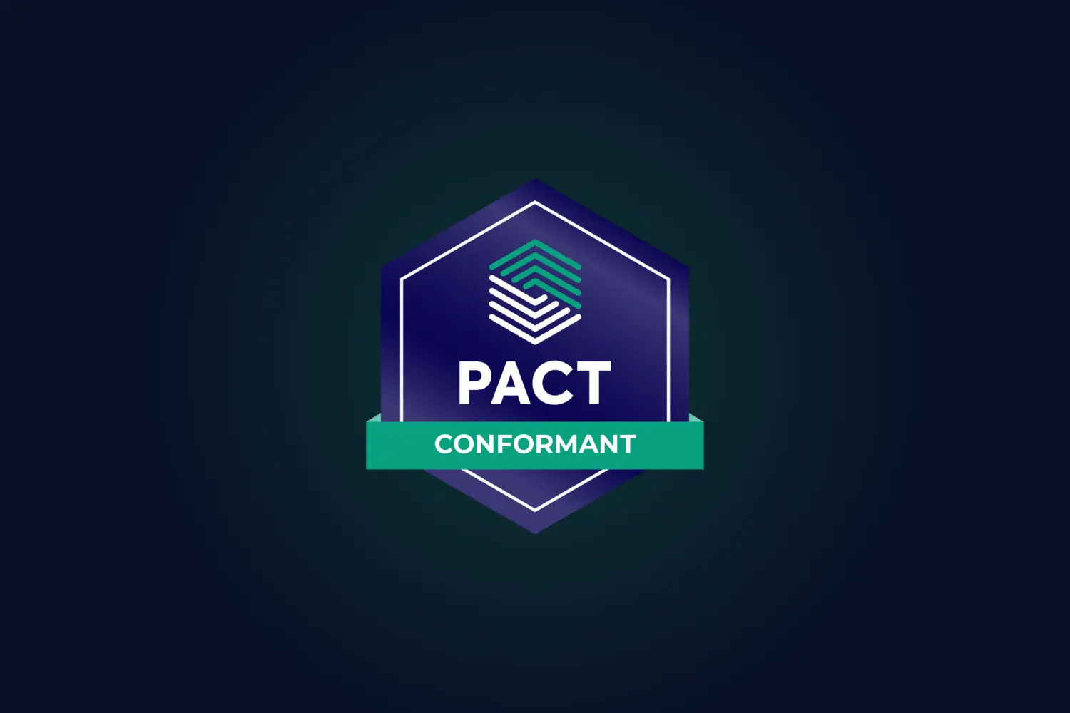 Sello PACT Conformant, el distintivo que PACT entrega a las soluciones que pasan sus tests de conformidad.